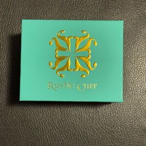 BNIB Rustic Cuff Black and Gold bracelet